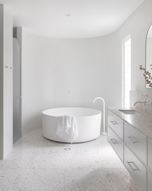HAVEN. ⠀⠀⠀⠀⠀⠀⠀⠀⠀ Indulge in the epitome of luxury within our master bedroom sanctuary at HAVEN. Boasting European marble benchtops, terrazzo flooring, Venetian plastering, and a stunning round fluted freestanding bath, this space represents the pinnacle of sophistication and comfort. ⠀⠀⠀⠀⠀⠀⠀⠀⠀ Every detail has been…
