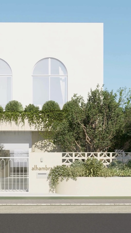 ALHAMBRA. ⠀⠀⠀⠀⠀⠀⠀⠀⠀ This home is the epitome of Mediterranean inspired luxury. From the captivating arched windows to the timeless stonework, every detail of this facade tells a story of architectural brilliance. ⠀⠀⠀⠀⠀⠀⠀⠀⠀ ALHAMBRA boasts striking arched windows and timeless stonework, blending elegance with…