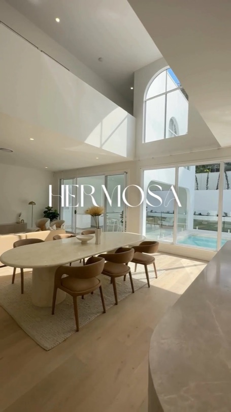HERMOSA is nearly here. Experience the seamless blend of flowing neutral tones, rich textures, and abundant natural light in HERMOSA’s thoughtfully crafted living space. Recently completed, HERMOSA will be hitting the market next week. Don’t miss your chance to own this stunning home. Reach out to us for more…