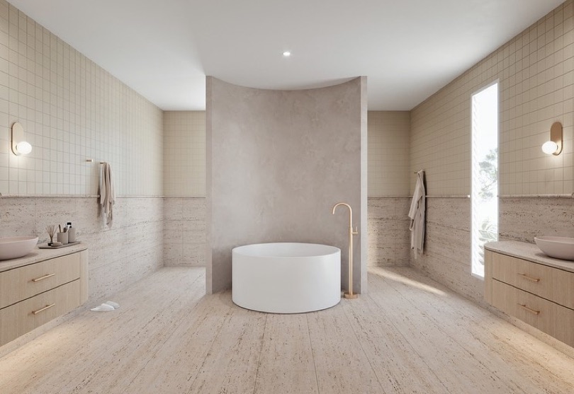 E N C A N T O - Step into paradise. ⠀⠀⠀⠀⠀⠀⠀⠀⠀ Picture this: a round, freestanding tub that beckons you to unwind and immerse yourself in pure relaxation after a long day. ⠀⠀⠀⠀⠀⠀⠀⠀⠀ Arriving soon to Camp Hill ✨ ⠀⠀⠀⠀⠀⠀⠀⠀⠀ DESIGN | DEVELOP | BUILD