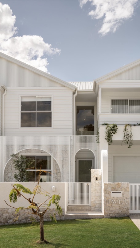 😯 Experience the features of Haven 🍃 Camp Hill - now Live! 5 🛌 3 🛀 2 🚗 461m2 internal Built, developed, designed by
