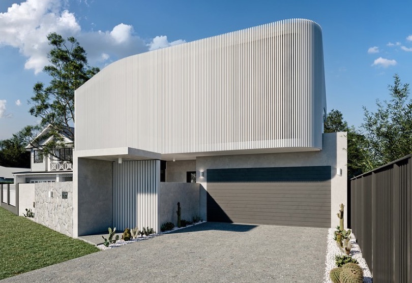 SPECTRE. Coming Soon. ⠀⠀⠀⠀⠀⠀⠀⠀⠀ Part of of our exclusive 'Avenue Collection' - SPECTRE showcases a bold structural design and curved concrete contours on a leafy street of Camp Hill. ⠀⠀⠀⠀⠀⠀⠀⠀⠀ This striking home boasts five bedrooms, three and a half bathrooms, and elevated amenities such as an entertainment room,…
