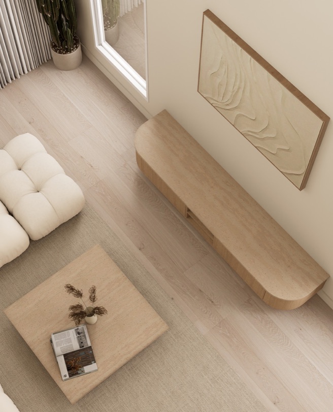 Inside MILOS ✨ The next chapter begins—revealing interiors where graceful curves, architectural arches, and travertine textures define a home of timeless sophistication. Every detail is considered, every space refined. More to come… DESIGN · DEVELOP · CONSTRUCT
