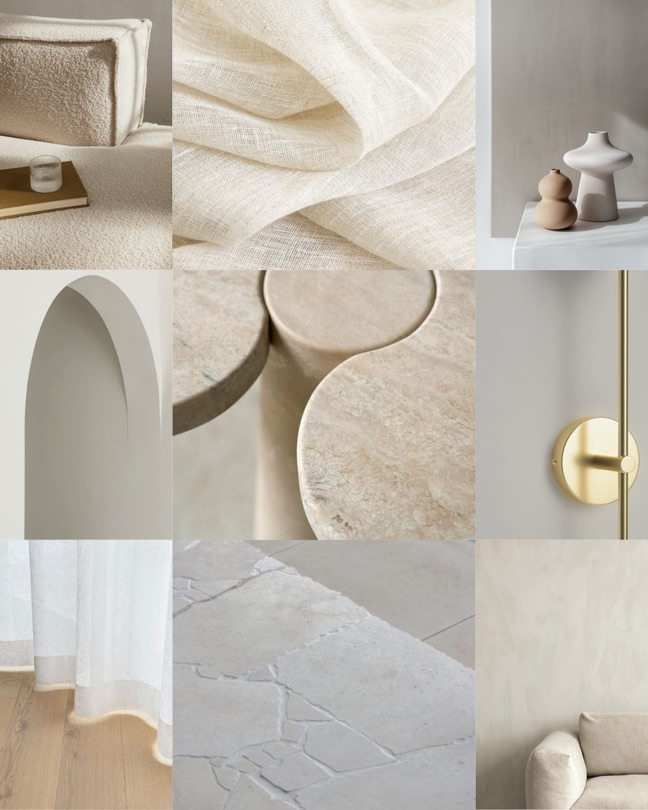 MILOS A glimpse into the design story—soft curves, travertine textures, and timeless elegance. DESIGN · DEVELOP · CONSTRUCT