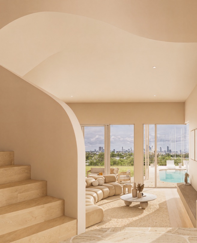 CAPRI Perched high in Holland Park West, CAPRI offers more than just architecture — it frames the Brisbane skyline as part of everyday living. Currently under construction, this residence is set to embody refined design and elevated comfort. Enquires to sales@sabdia.com.au DESIGN · DEVELOP · CONSTRUCT
