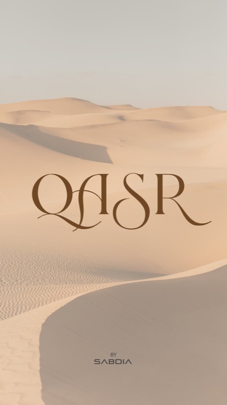QASR Written in the sand, a name that marks a new chapter in luxury. “Kah-sar” — meaning palace — represents scale, elegance, and enduring refinement. Architecturally bold yet timeless, QASR is shaped through bespoke detailing, premium finishes, and an unwavering focus on craftsmanship. Coming soon. DESIGN · DEVELOP…