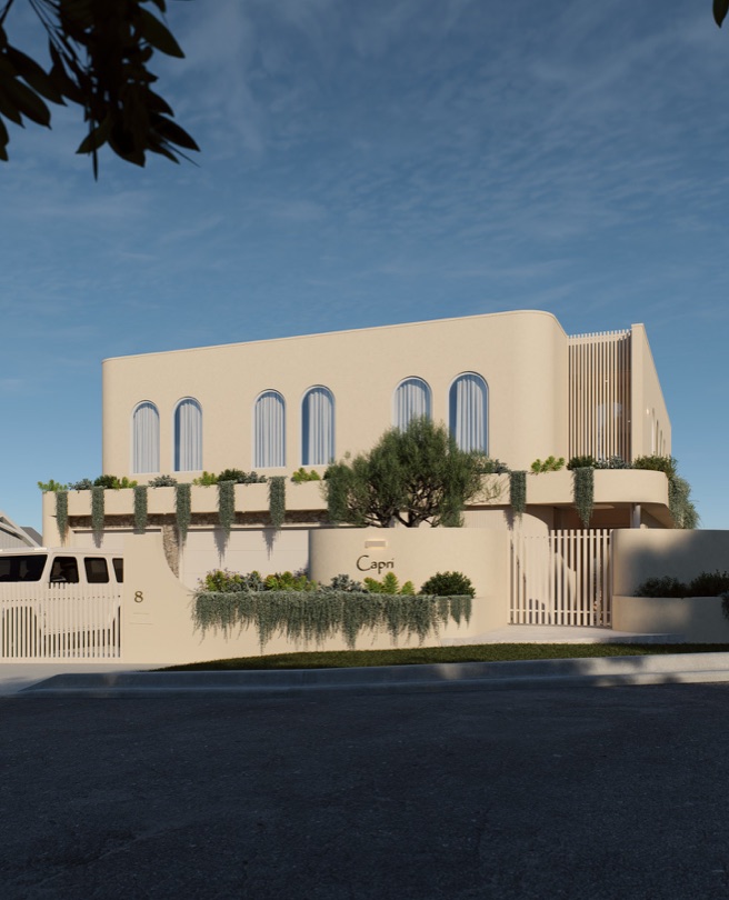 CAPRI Now nearing completion, this residence has been carefully shaped from concept through to construction — balancing warmth, texture and architectural clarity. From the layered façade to the considered interior palette, every element has been resolved to create a home that feels both elevated and enduring.…