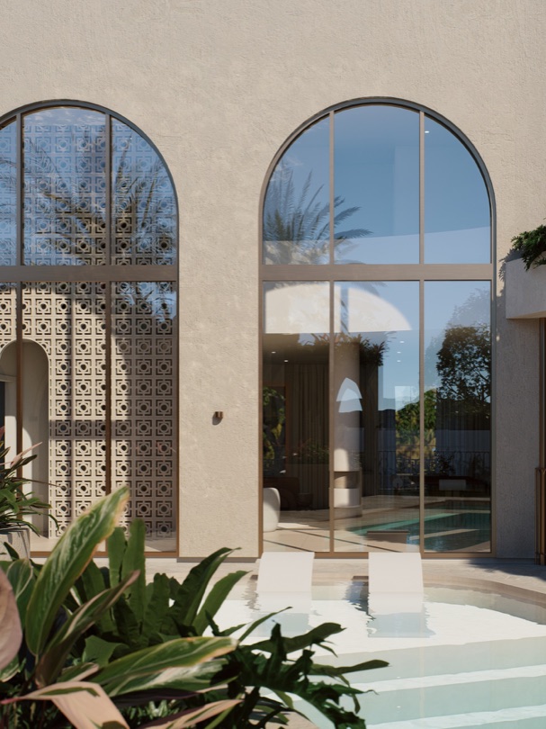 QASR KAH-sar. Arabic for palace. True to its name, QASR is beginning to come to life as construction continues to progress. Inspired by the timeless elegance of Arabian architecture, this home reinterprets traditional forms through a refined, contemporary lens. From the signature arches to the carefully considered…